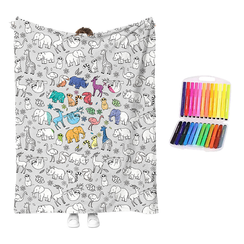 Creatieve Inkleurdeken – productafbeelding