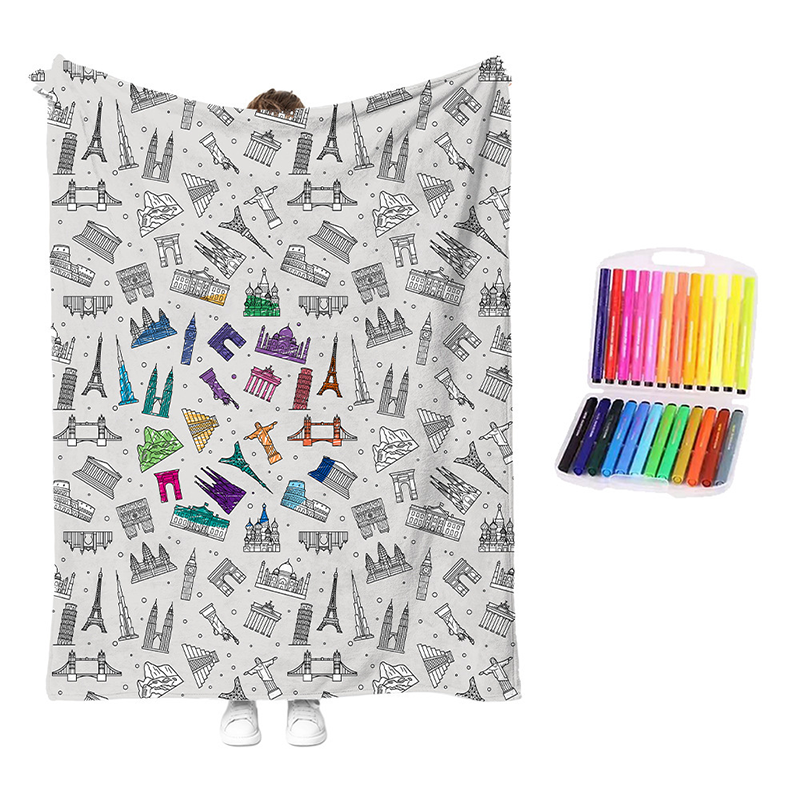 Creatieve Inkleurdeken – productafbeelding