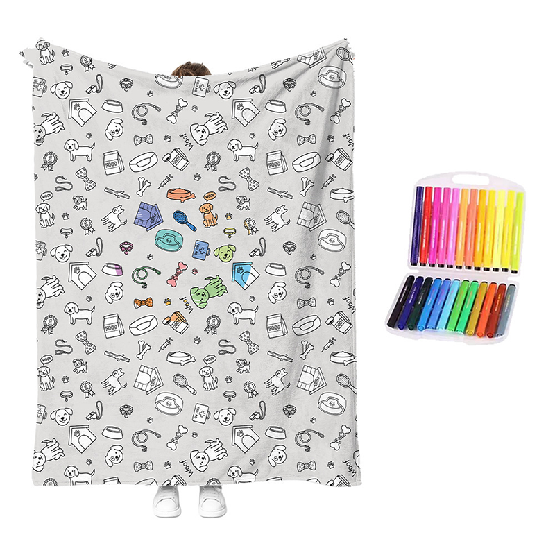 Creatieve Inkleurdeken – productafbeelding