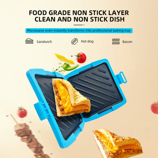 🥪 Compacte tostimaker voor magnetron en oven