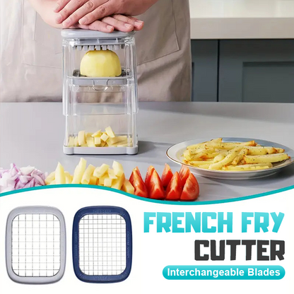 4-in-1 frietsnijder met opvangbak – afbeelding 1