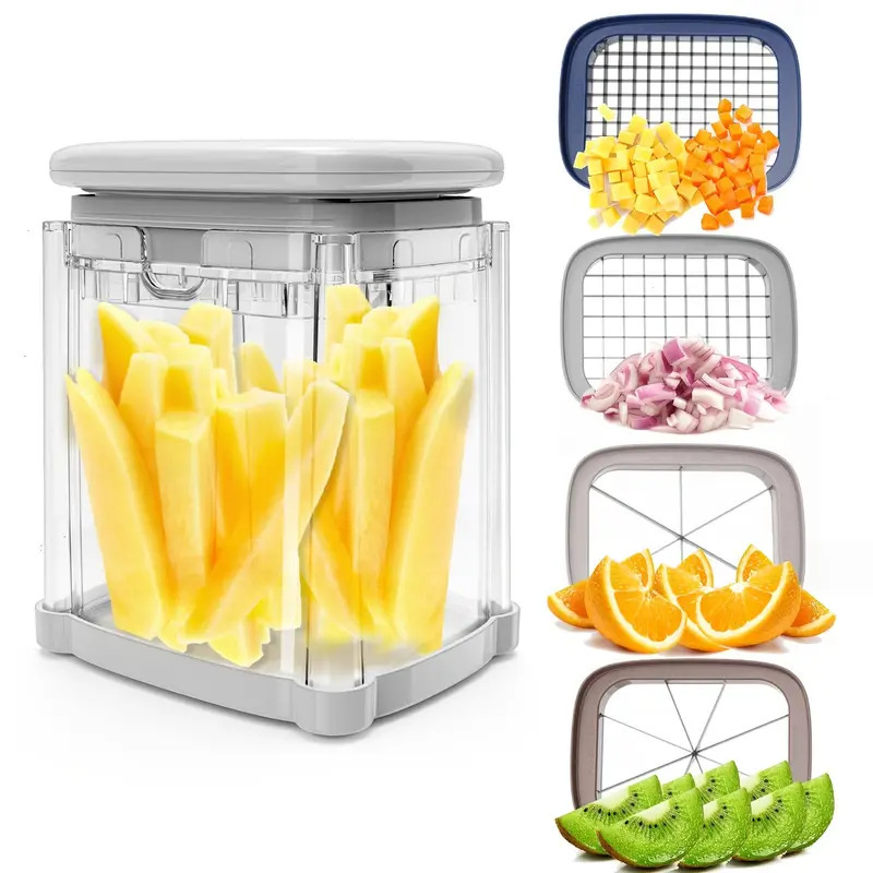 4-in-1 frietsnijder met opvangbak – afbeelding 9