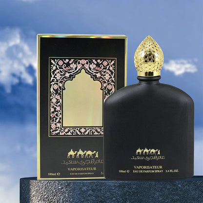 📢📢50% KORTING !! ⏰Parfum met bloemige geur, 100 ml, in een zwart-gouden decoratieve fle