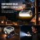 🏕️ Oplaadbare LED-kampeerlamp met zonnepaneel