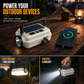 🏕️ Oplaadbare LED-kampeerlamp met zonnepaneel