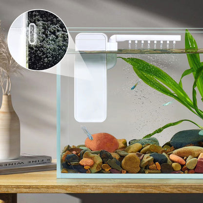 🐠 Compact aquariumfilter met filtratie en beluchting