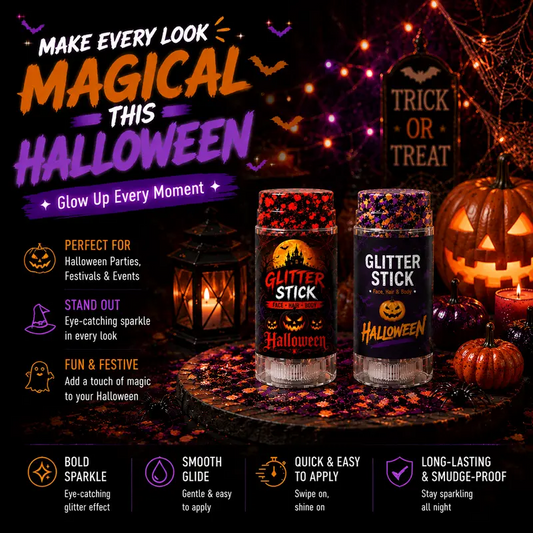 ✨1+1 GRATIS! Festival Glitter Stick – Directe Glittergel voor Feest-, Halloween- & Kerstlooks