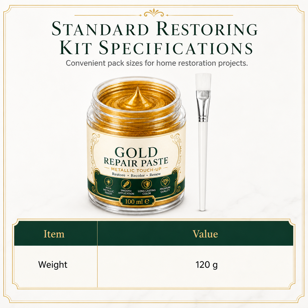 Metaalkleurige Renovatiepasta – productafbeelding