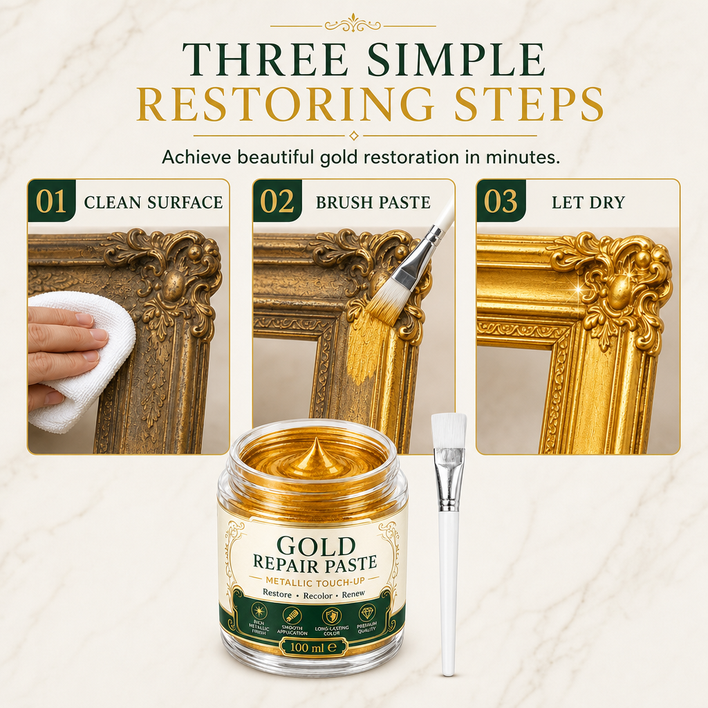Metaalkleurige Renovatiepasta – productafbeelding