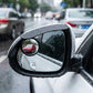 Adjustable Blind Spot Mirrors with Rain Visor
