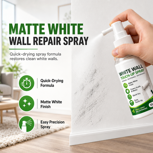 Witte retoucheerspray voor binnenmuren – productafbeelding
