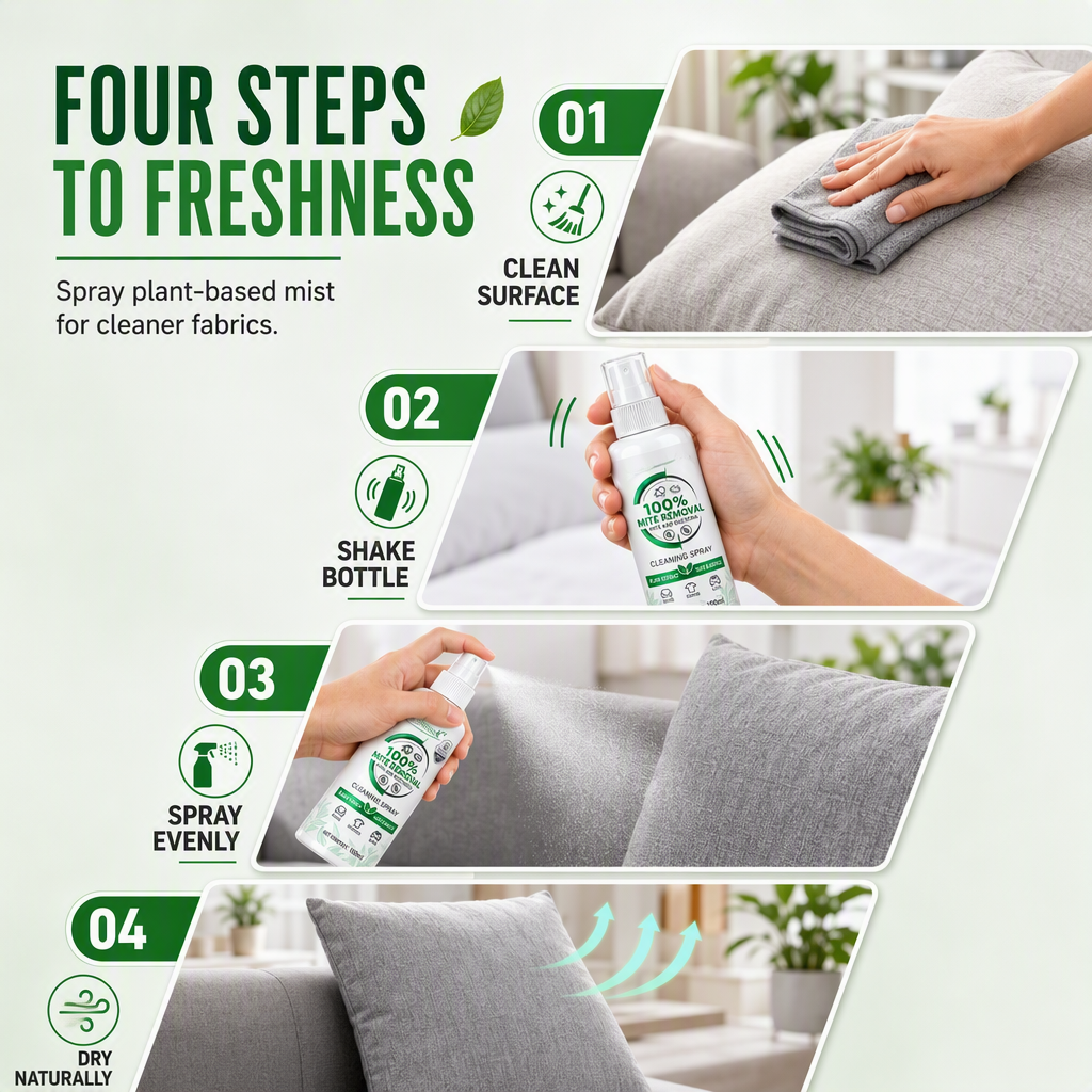 Plantaardige textielspray voor bed en huis – productafbeelding