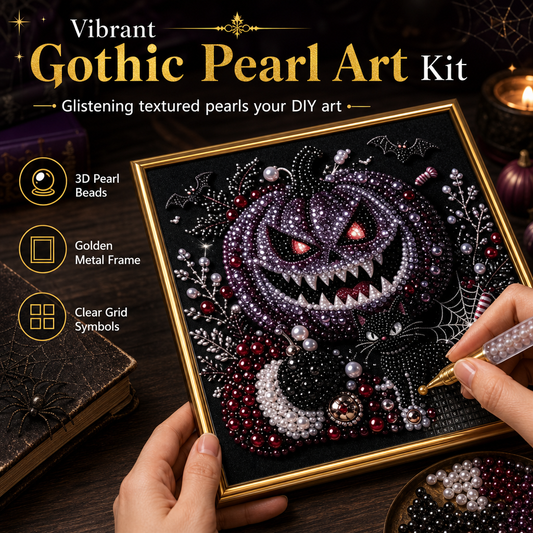 Gotische 3D-parelkunstset voor Halloween – productafbeelding