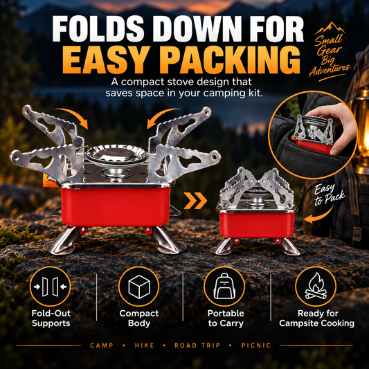 Opvouwbare campingbrander – productafbeelding