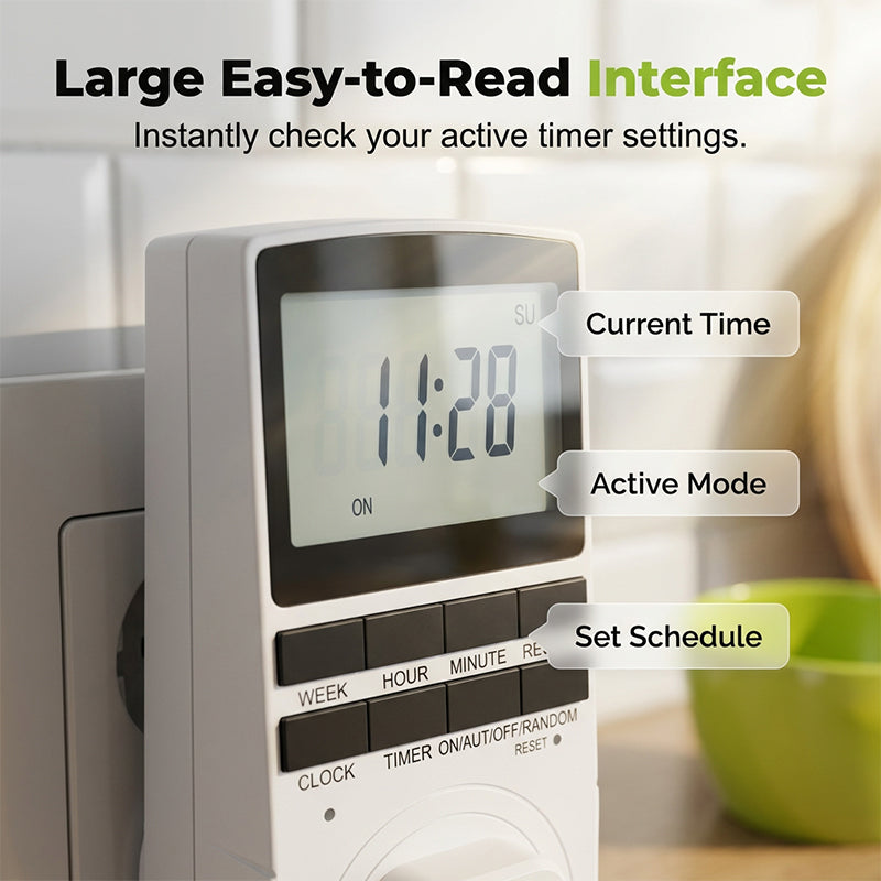 Programmeerbaar stopcontact met timer – productafbeelding