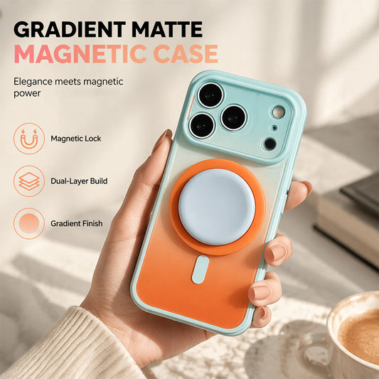Telefoonhoesje met magneetstandaard en kleurverloop – productafbeelding
