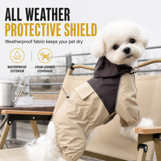 Waterafstotende regenjas voor honden – productafbeelding