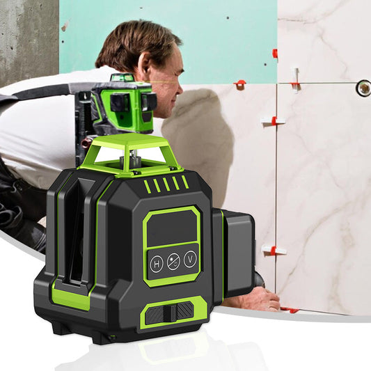 Zelfnivellerende laserwaterpas met groene lijn – productafbeelding