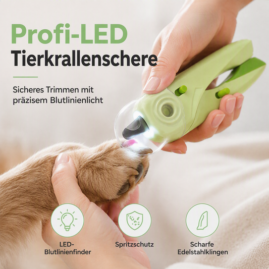 Nagelknipper voor huisdieren met ledlicht – productafbeelding