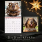 Grappige capibara-kalender voor 2027 – productafbeelding
