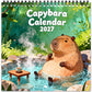 Grappige capibara-kalender voor 2027 – productafbeelding
