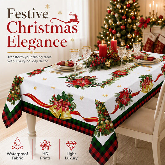 Waterafstotend kersttafelkleed – productafbeelding
