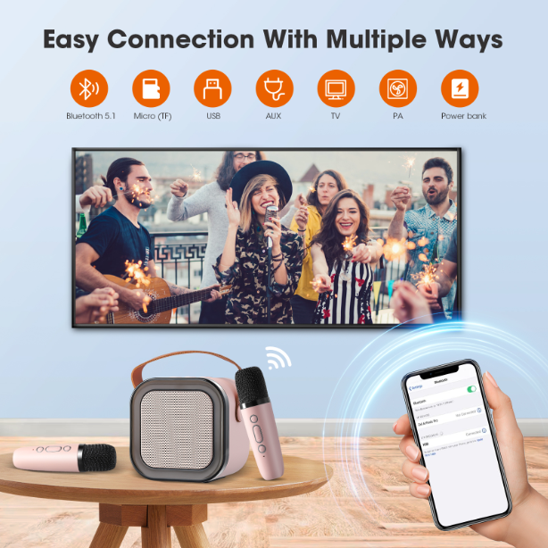 Draagbare mini-karaokeset voor kinderen – productafbeelding