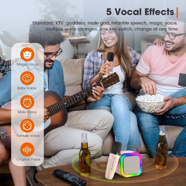 Draagbare mini-karaokeset voor kinderen – productafbeelding