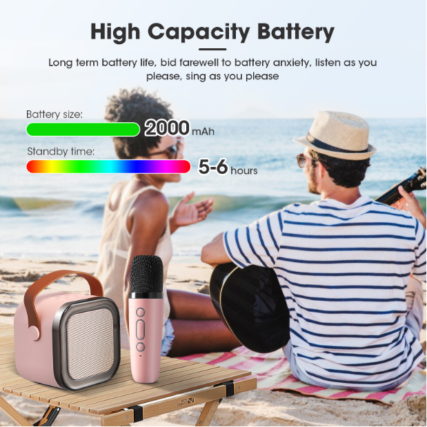 Draagbare mini-karaokeset voor kinderen – productafbeelding