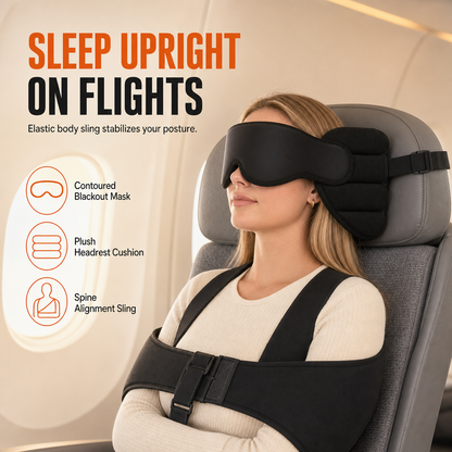 Reiskussenset met verduisterend slaapmasker – productafbeelding