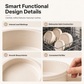 Thickened Round Silicone Meat Portioning Container with Lid