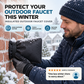 Outdoor Faucet Cover for Winter Freeze Protection