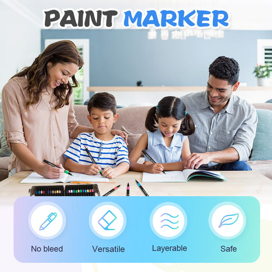 Acrylverfmarkers met dubbele punt – productafbeelding