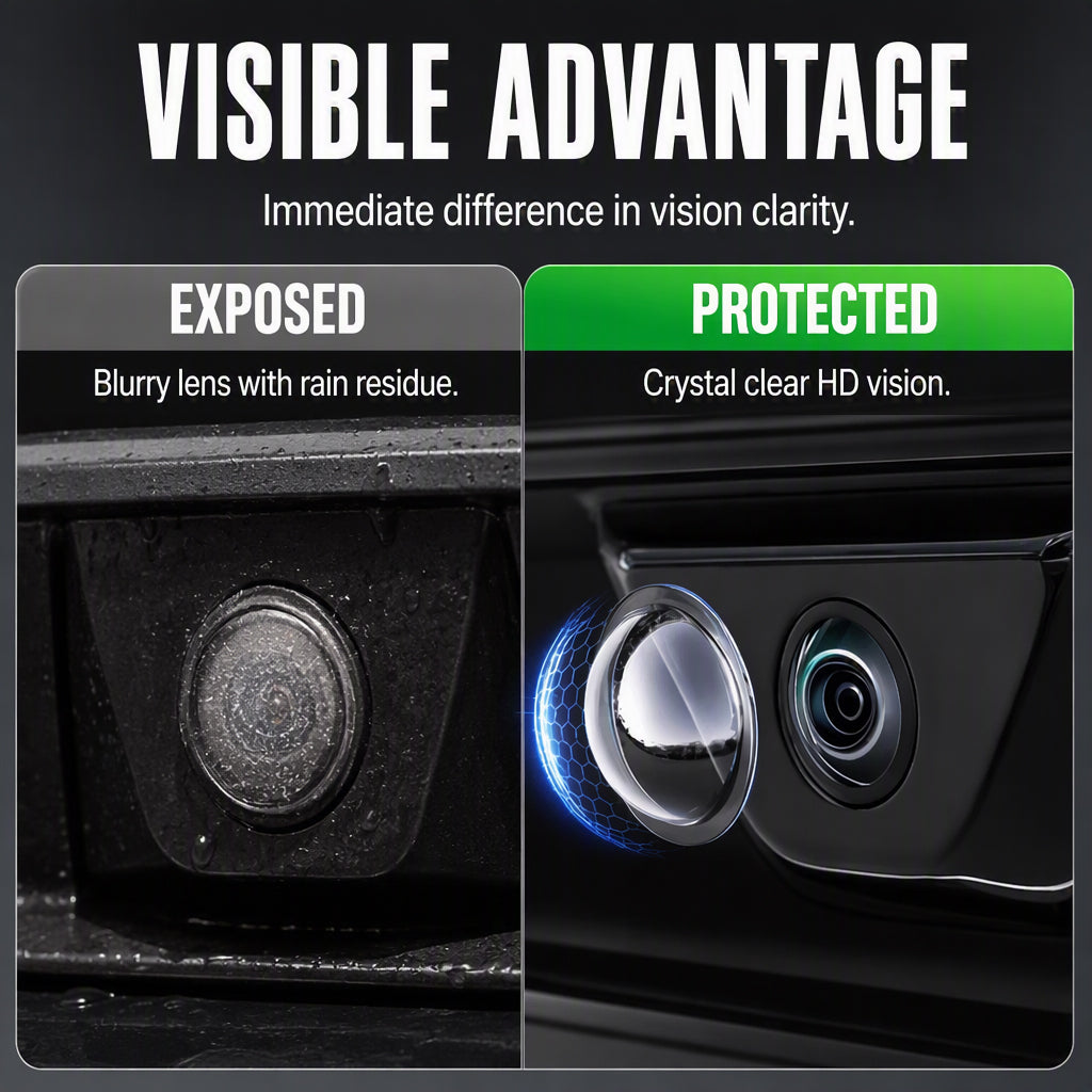 Transparante beschermkap voor autocamera – productafbeelding