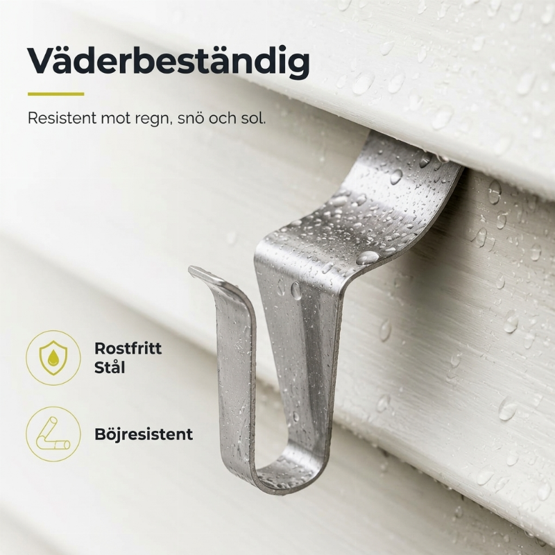 Roestvrijstalen haken voor vinyl gevelbekleding – productafbeelding