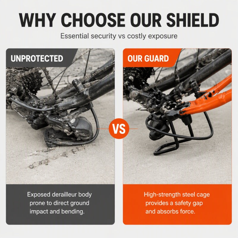 Beschermbeugel voor fietsderailleur – productafbeelding