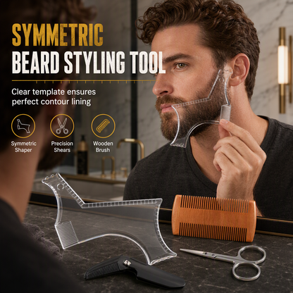 ⏳Tijdelijke aanbieding⏰Gebruiksvriendelijk sjabloon voor het in vorm brengen van uw baard🧔🪒
