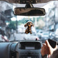 Kersthangers met puppyontwerp – productafbeelding