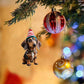 Kersthangers met puppyontwerp – productafbeelding