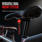 Oplaadbaar fietsachterlicht met remsensor – productafbeelding