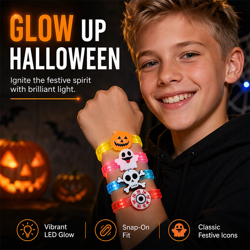 Led-lichtarmband voor Halloween – productafbeelding
