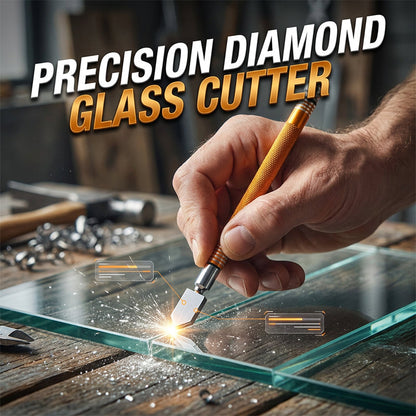 Glassnijder met rolwiel en metalen handgreep – productafbeelding