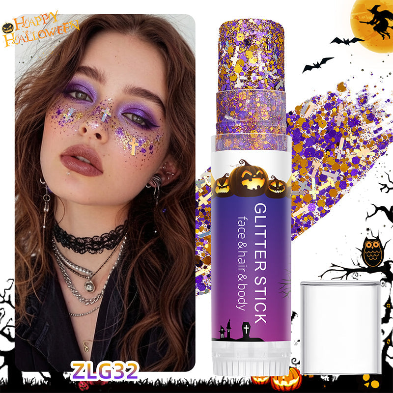 Halloween-glitterstick voor lichaam en haar – productafbeelding
