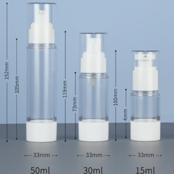 Navulbare cosmetica-reisflacons – productafbeelding