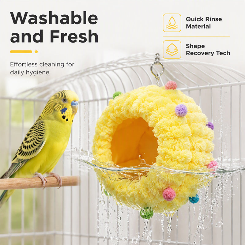 Zacht hangend rustbedje voor kleine vogels – productafbeelding
