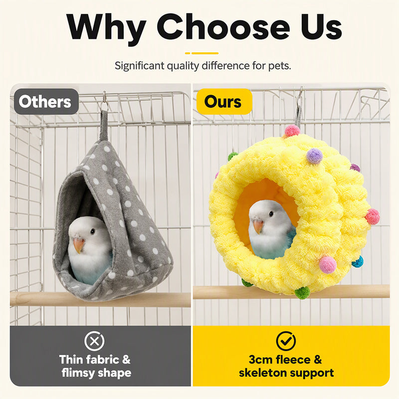 Zacht hangend rustbedje voor kleine vogels – productafbeelding