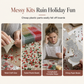 DIY-set voor het maken van een hangend kerstversiering met parels