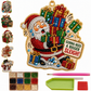 DIY-set voor het maken van een hangend kerstversiering met parels