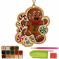 DIY-set voor het maken van een hangend kerstversiering met parels