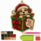 DIY-set voor het maken van een hangend kerstversiering met parels